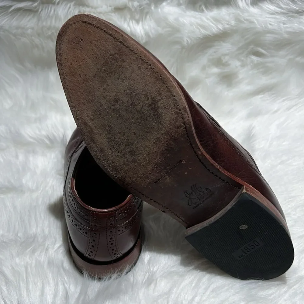 Johnston Murphy‎ Tyndall Brown Leather Wingtip Derby Shoes Size 13.   B81